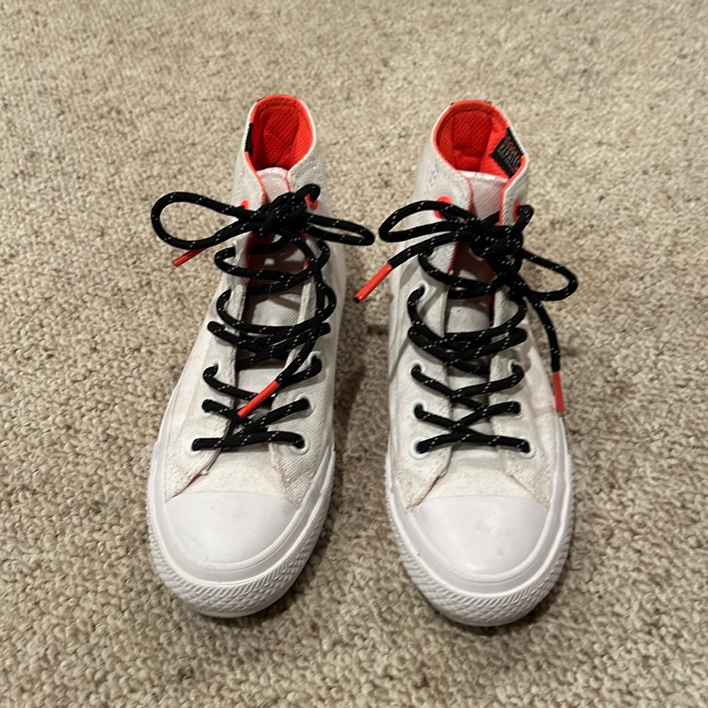 Chuck Taylor Converse All Stars 2: White High Top Counter Climate Lunarlon Soles